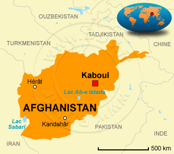 Carte de l'Afghanistan