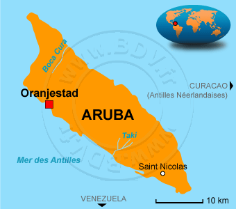 Carte d' Aruba