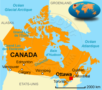 montréal carte du canada