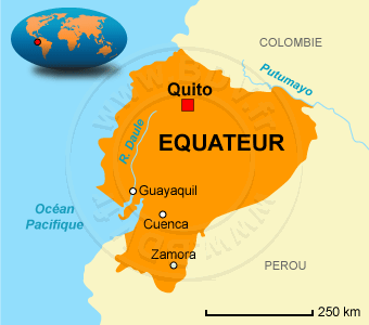 Carte de l'Équateur