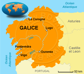 galice carte espagne