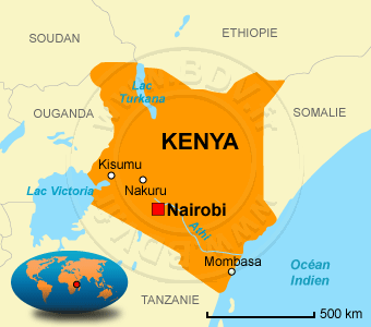 Carte du Kenya