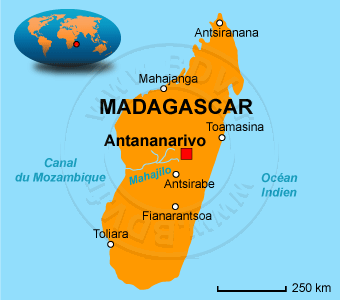 Carte de Madagascar