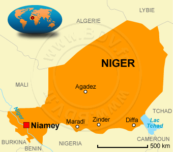 Carte du Niger