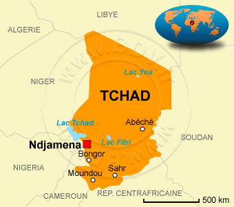 Carte du Tchad