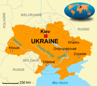 Carte de l'Ukraine