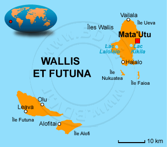 Carte de Wallis-et-Futuna