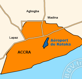 Plan de lAéroport de Kotoka