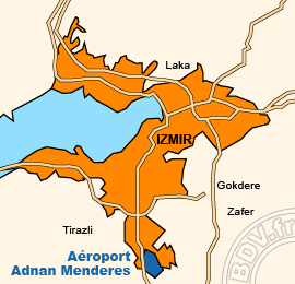 Plan de lAéroport Adnan Menderes