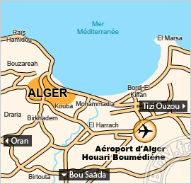 Plan de l'aéroport de Alger