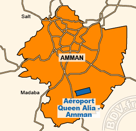 Plan de lAéroport Queen Alia - Amman