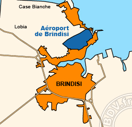 Plan de lAéroport de Brindisi