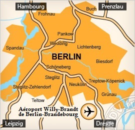 Plan de lAéroport Willy-Brandt de Berlin-Brandebourg