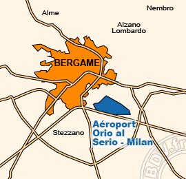 Plan de lAéroport Orio al Serio - Milan