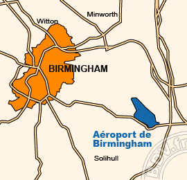 Plan de l'Aéroport de Birmingham