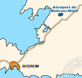 Plan de lAéroport de Bodrum-Milas
