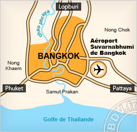 Plan de lAéroport international Suvarnabhumi