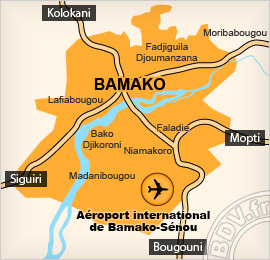 Plan de l'aéroport de Bamako