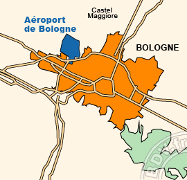 Plan de lAéroport Guglielmo Marconi