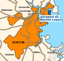 Plan de l'Aéroport de Boston Logan