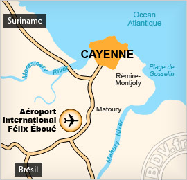 Plan de lAéroport de Cayenne Rochambeau