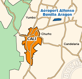 Plan de lAéroport international Alfonso Bonilla Aragon