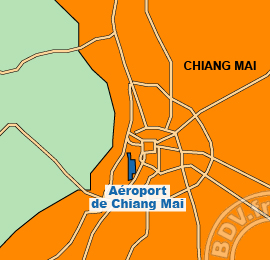 Plan de lAéroport de Chiang Mai