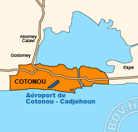 Plan de lAéroport de Cotonou - Cadjehoun