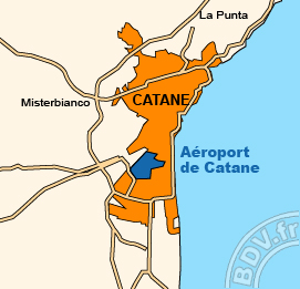 Plan de lAéroport de Catane - Fontanarossa