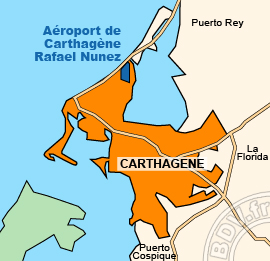 Plan de lAéroport de Carthagène - Rafael Nunez