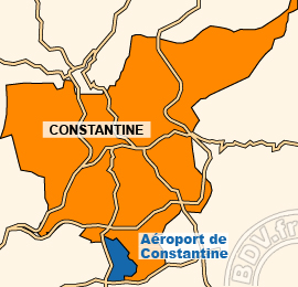 Plan de lAéroport de Constantine