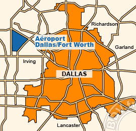 Plan de lAéroport Dallas/Fort Worth