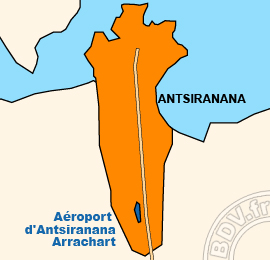 Plan de lAéroport d'Antsiranana Arrachart