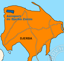Plan de lAéroport International de Djerba Zarzis
