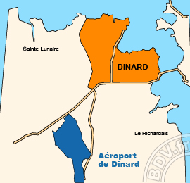 Plan de l'Aéroport de Dinard - Pleurtuit - Saint-Malo