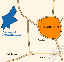 Plan de lAéroport d'Eindhoven