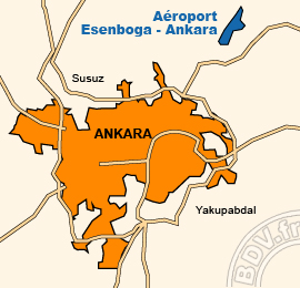 Plan de lAéroport Esenboga - Ankara