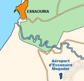 Plan de lAéroport d'Essaouira Mogador