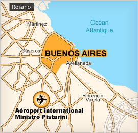 Plan de l'aéroport de Buenos-Aires