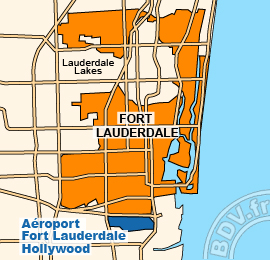 Plan de lAéroport Fort Lauderdale - Hollywood