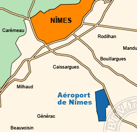 Plan de lAéroport Arles Camargue - Nîmes