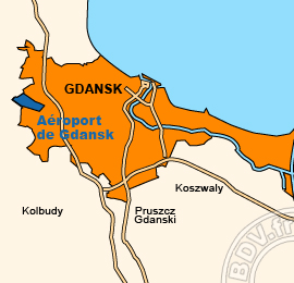 Plan de lAéroport de Gdansk