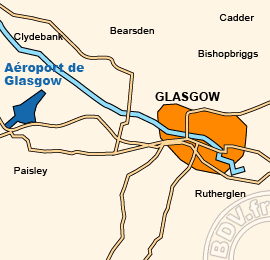 Plan de lAéroport de Glasgow