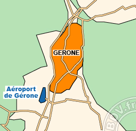 Plan de lAéroport de Gérone