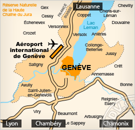 Plan de l'aéroport de Genève