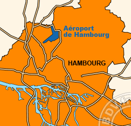 Plan de lAéroport de Hambourg