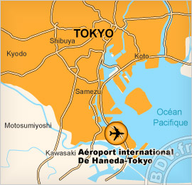 Plan de l'aéroport de Tokyo