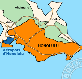 Plan de lAéroport d'Honolulu