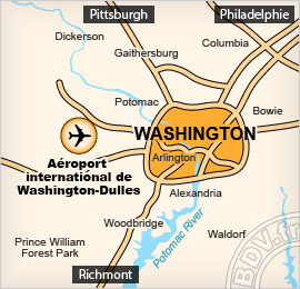 Plan de l'aéroport de Washington