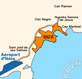 Plan de lAéroport d'Ibiza